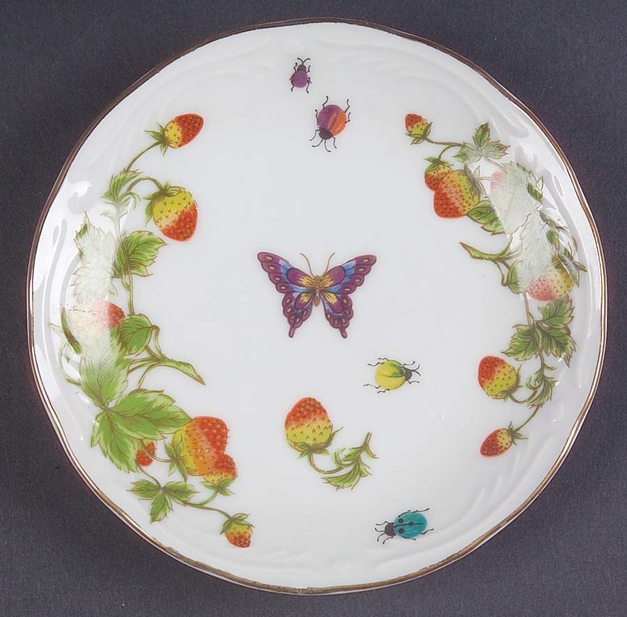 Spring Time Coupe Bread & Butter Plate by Royal Crown (Japan)-1