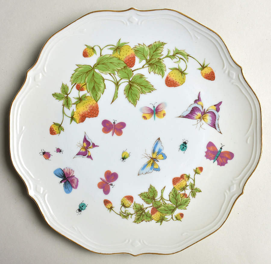 Spring Time Luncheon Plate by Royal Crown (Japan)-1