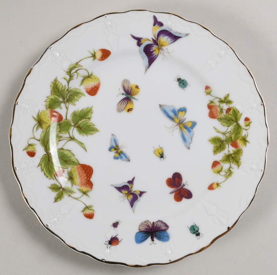 Spring Time Salad Plate by Royal Crown (Japan)-1