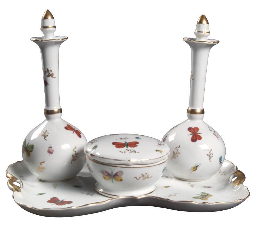Spring Time (7 Piece) Dresser Set by Royal Crown (Japan)-1