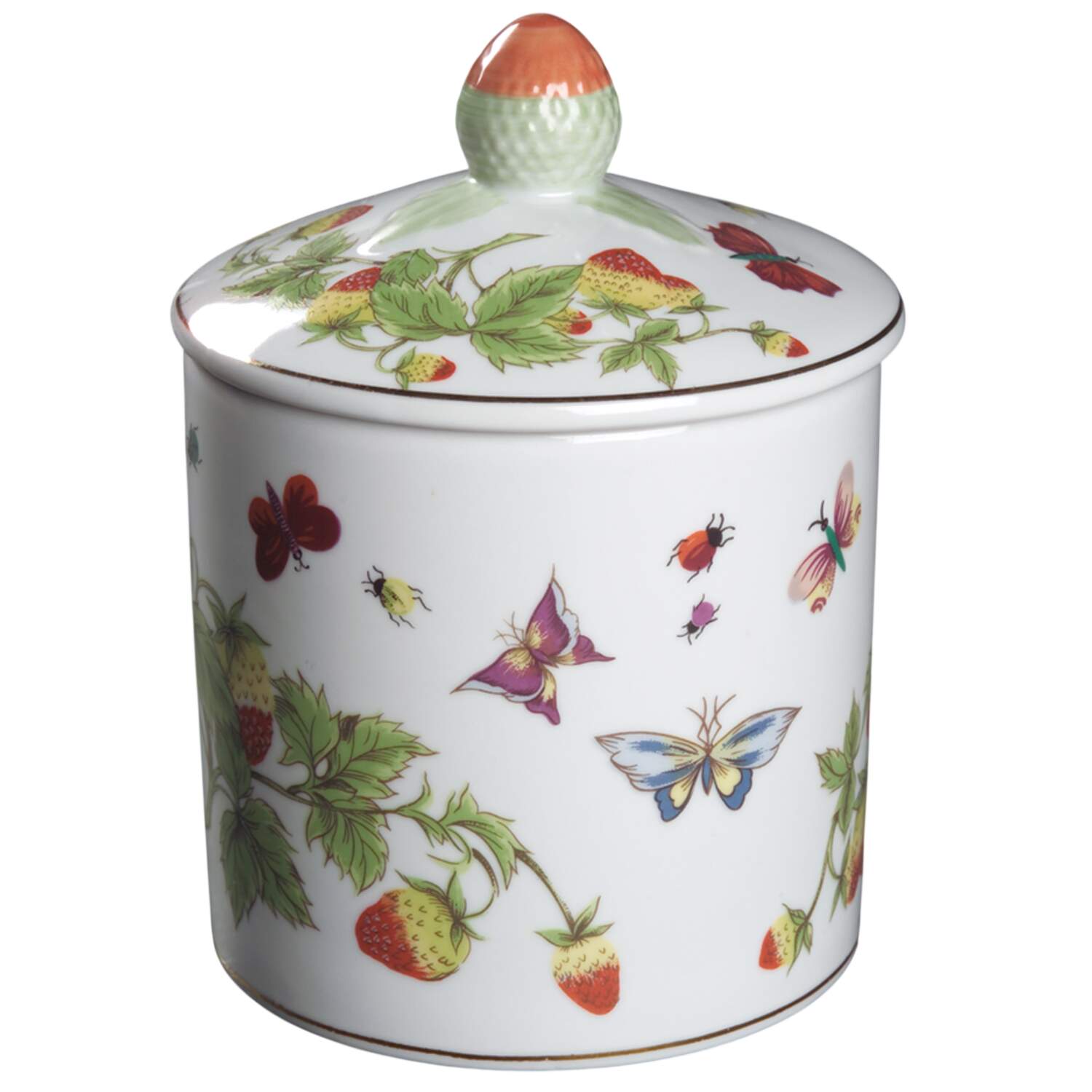 Spring Time Extra Large Canister & Lid by Royal Crown (Japan)-1