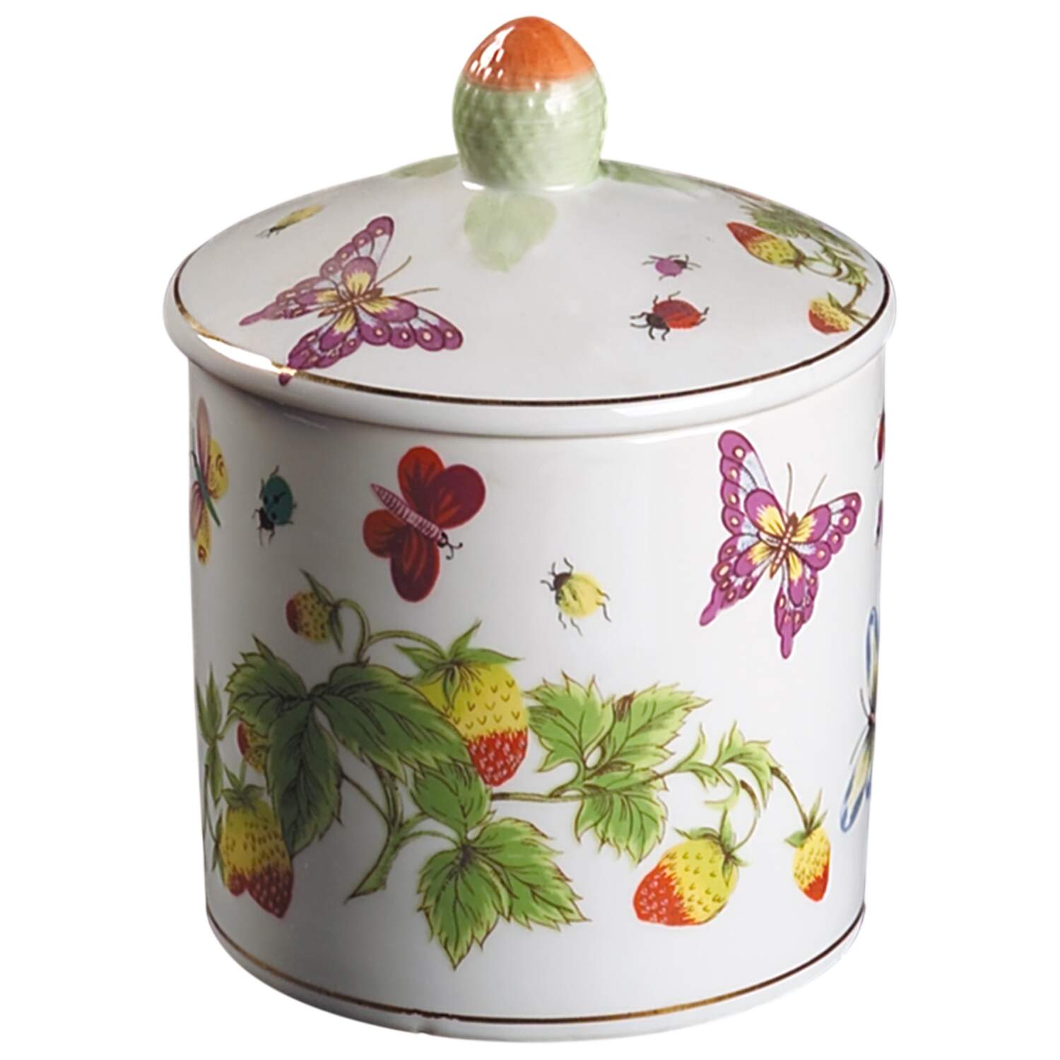Spring Time Large Canister & Lid by Royal Crown (Japan)-1