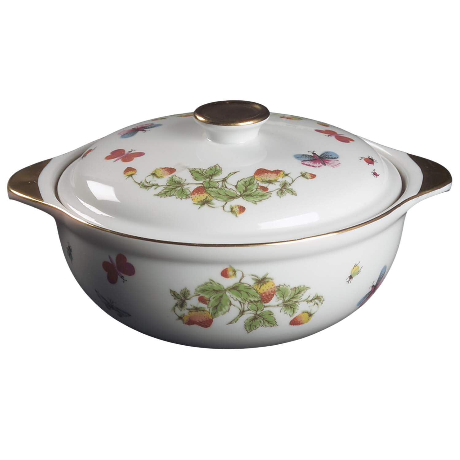 Spring Time 1 Qt Round Covered Casserole by Royal Crown (Japan)-1