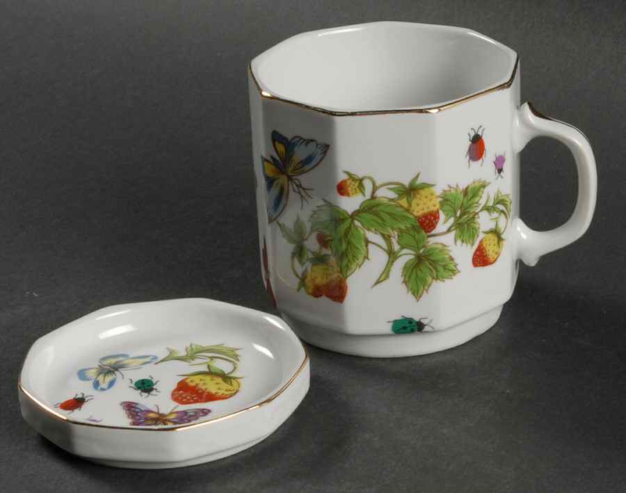Spring Time Mug & Coaster Set by Royal Crown (Japan)-1
