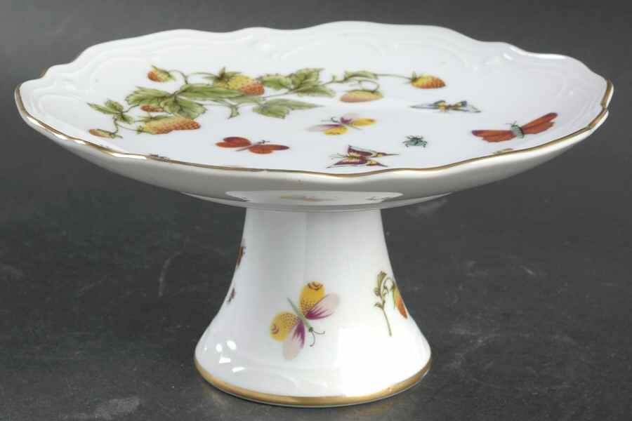 Spring Time Round Compote (Height X Width) by Royal Crown (Japan)-1