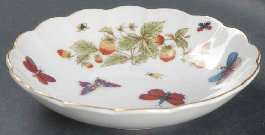 Spring Time Fruit/Dessert (Sauce) Bowl by Royal Crown (Japan)-1