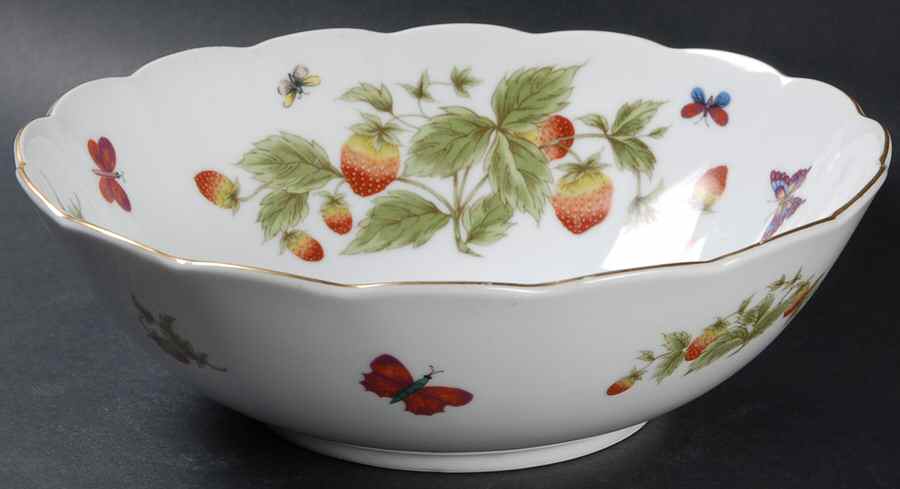 Spring Time 9" Round Vegetable Bowl by Royal Crown (Japan)-1