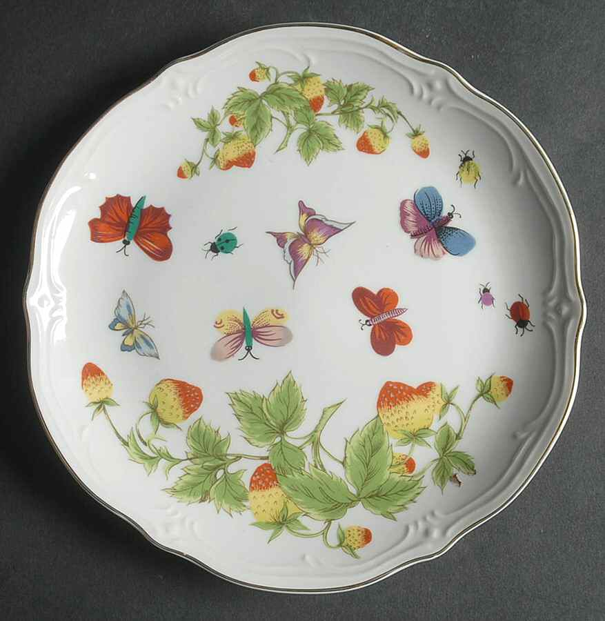 Spring Time Coupe Dessert Plate by Royal Crown (Japan)-1