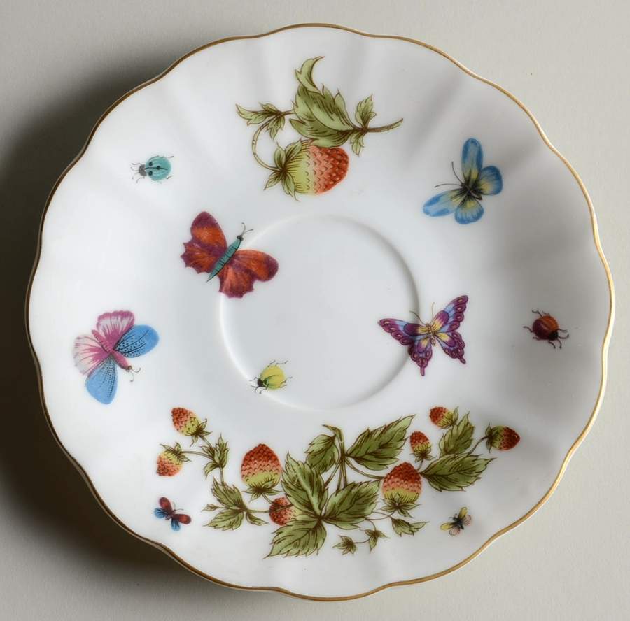 Spring Time Saucer for Footed Cup by Royal Crown (Japan)-1