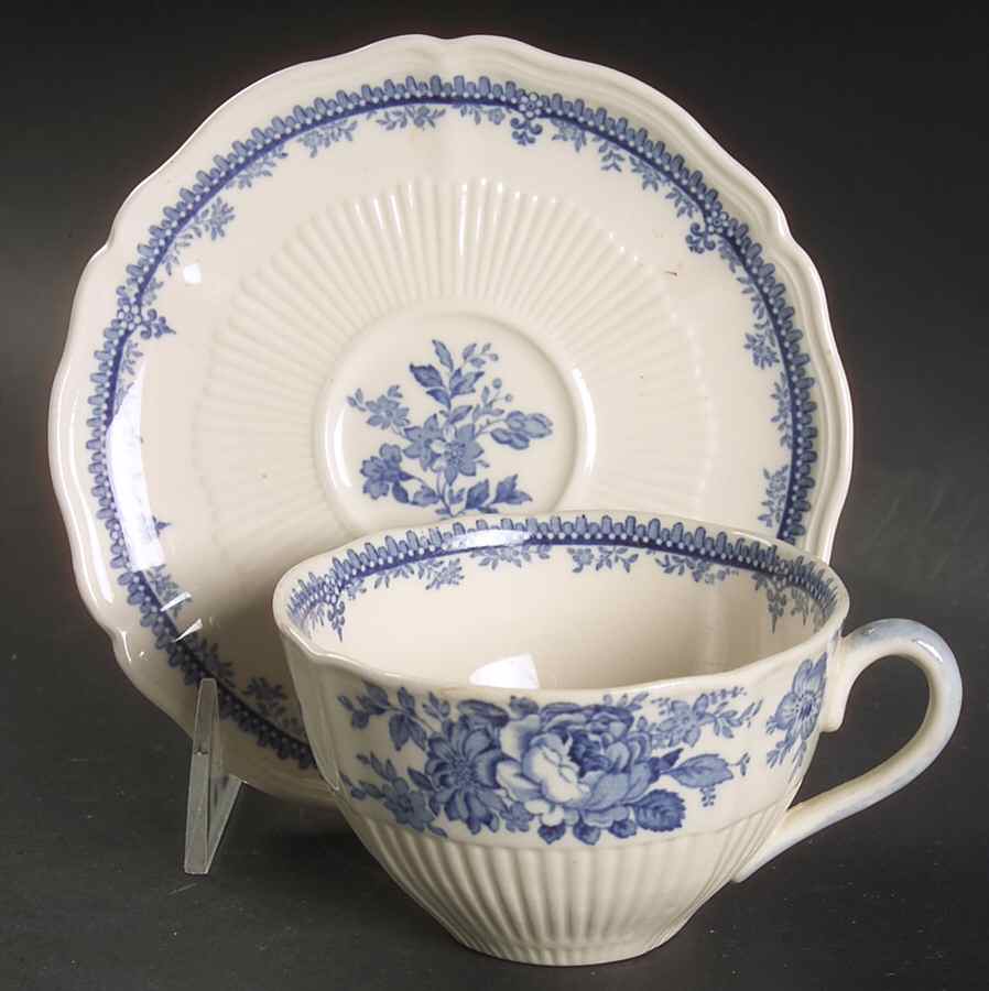 The Adelaide Flat Cup & Saucer Set by Royal Doulton-1