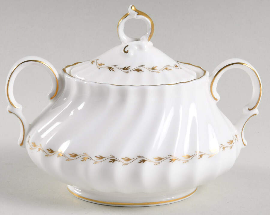 Adrian Sugar Bowl & Lid by Royal Doulton-1