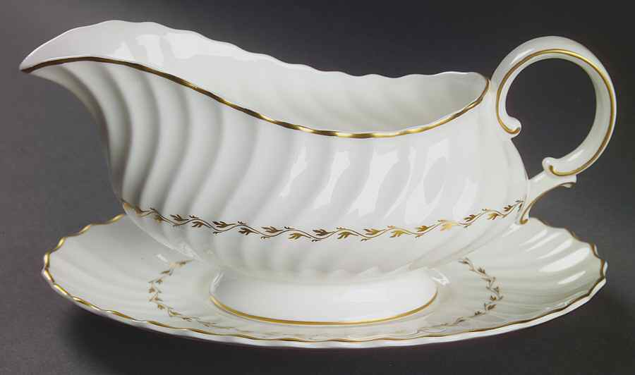 Adrian Gravy Boat & Underplate by Royal Doulton-1