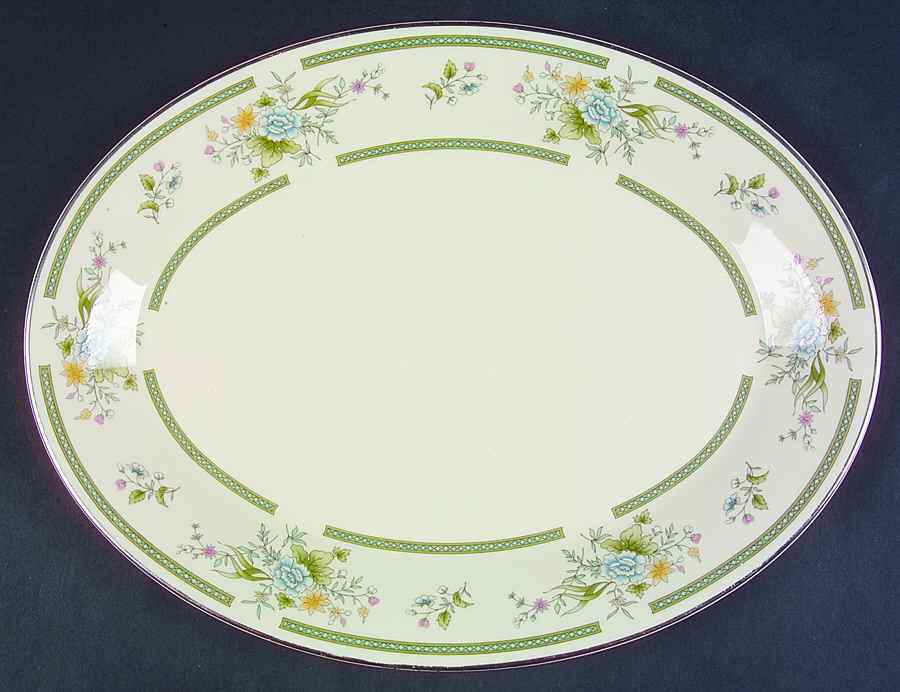 Adrienne 13" Oval Serving Platter by Royal Doulton-1
