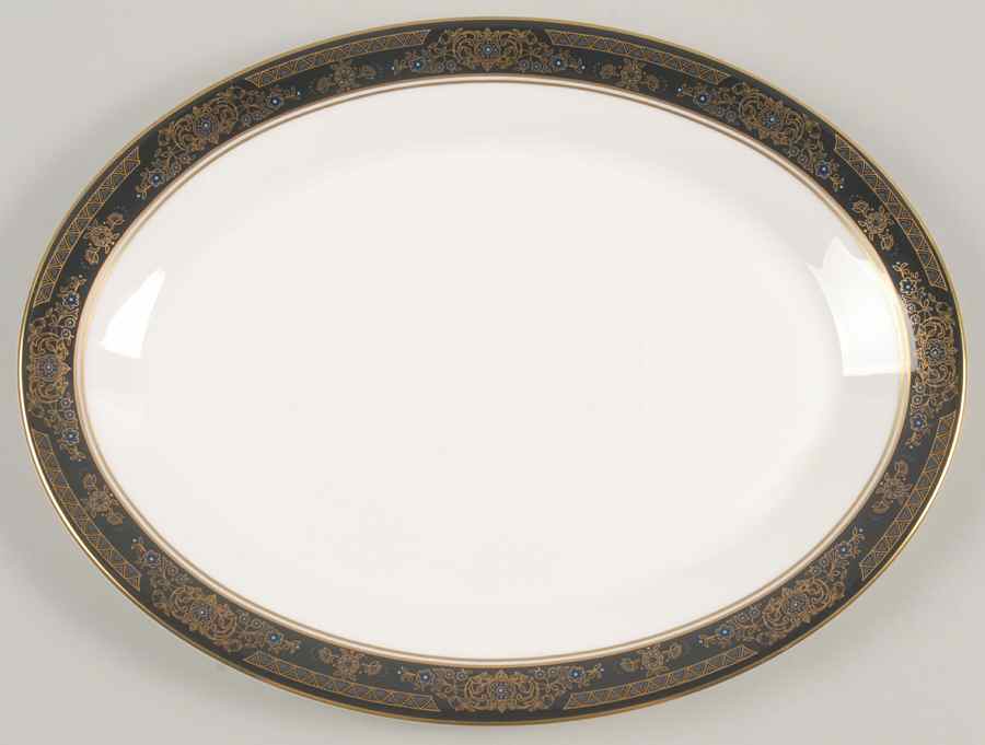 Albany 13" Oval Serving Platter by Royal Doulton-1