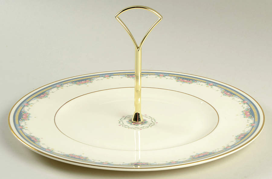 Albany Round Serving Plate with Handle (DP) by Royal Doulton-1