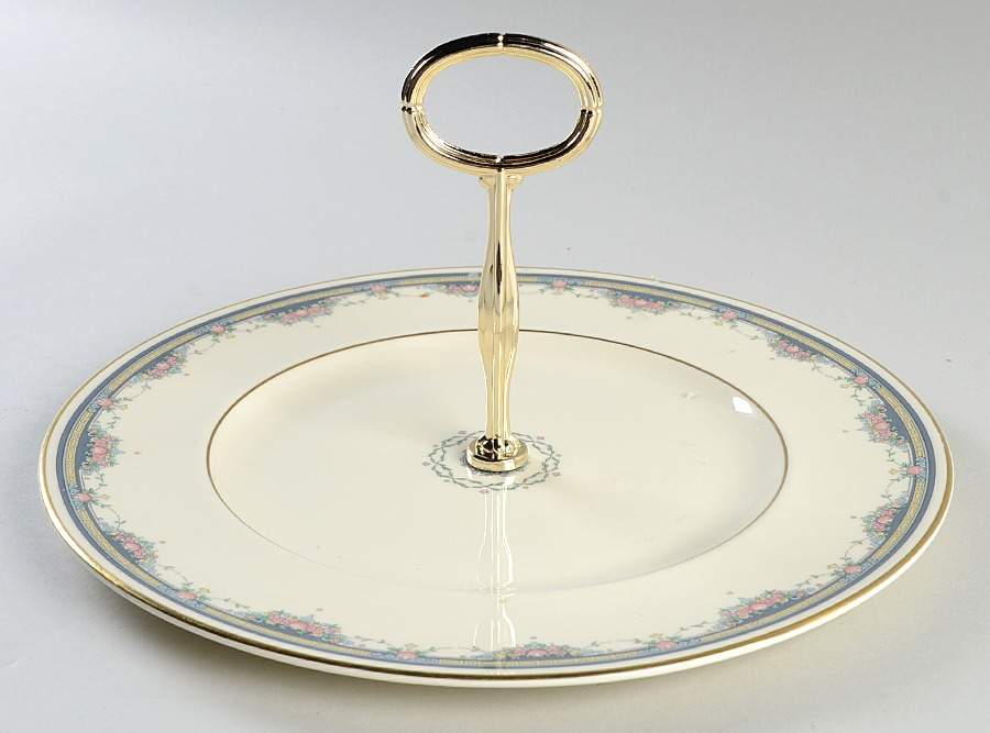 Albany Round Serving Plate with Handle (DP) by Royal Doulton-1