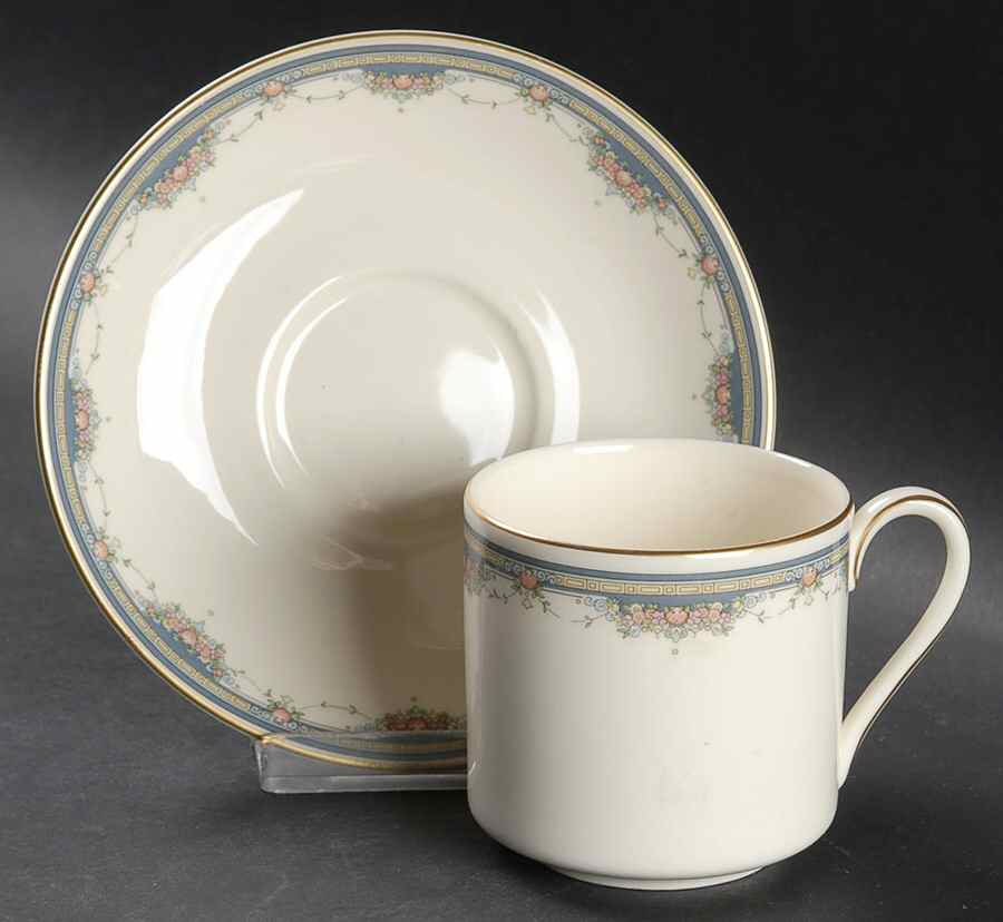 Albany Flat Demitasse Cup & Saucer Set by Royal Doulton-1