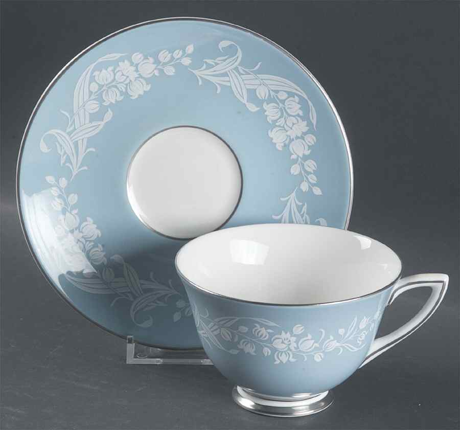 Alexandria Footed Cup & Saucer Set by Royal Doulton-1