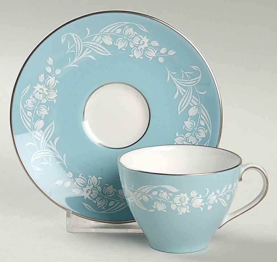 Alexandria Flat Demitasse Cup & Saucer Set by Royal Doulton-1