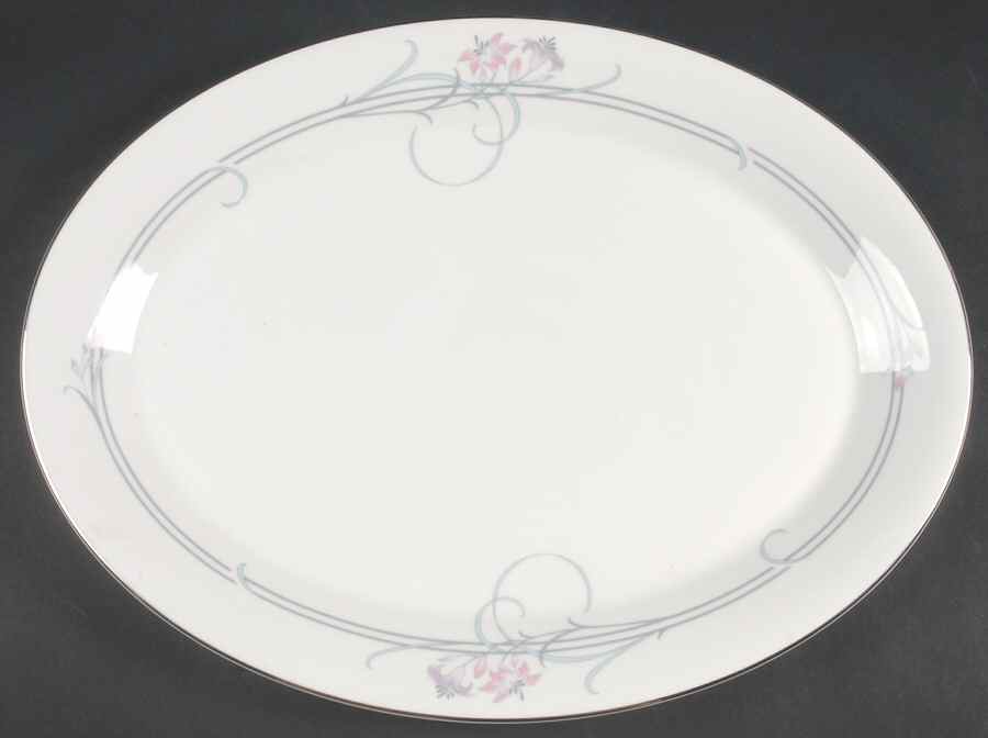 Allegro 16" Oval Serving Platter by Royal Doulton-1