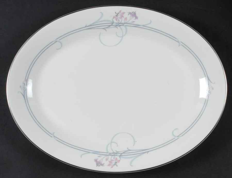 Allegro 13" Oval Serving Platter by Royal Doulton-1