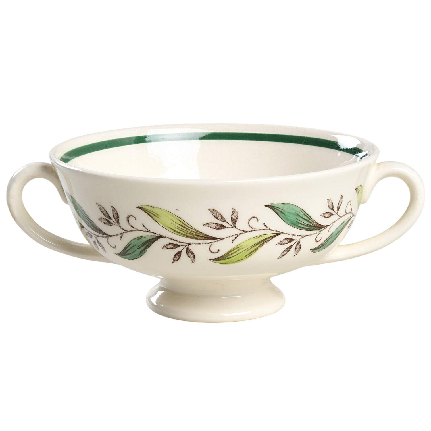 Almond Willow Footed Cream Soup Bowl by Royal Doulton-1