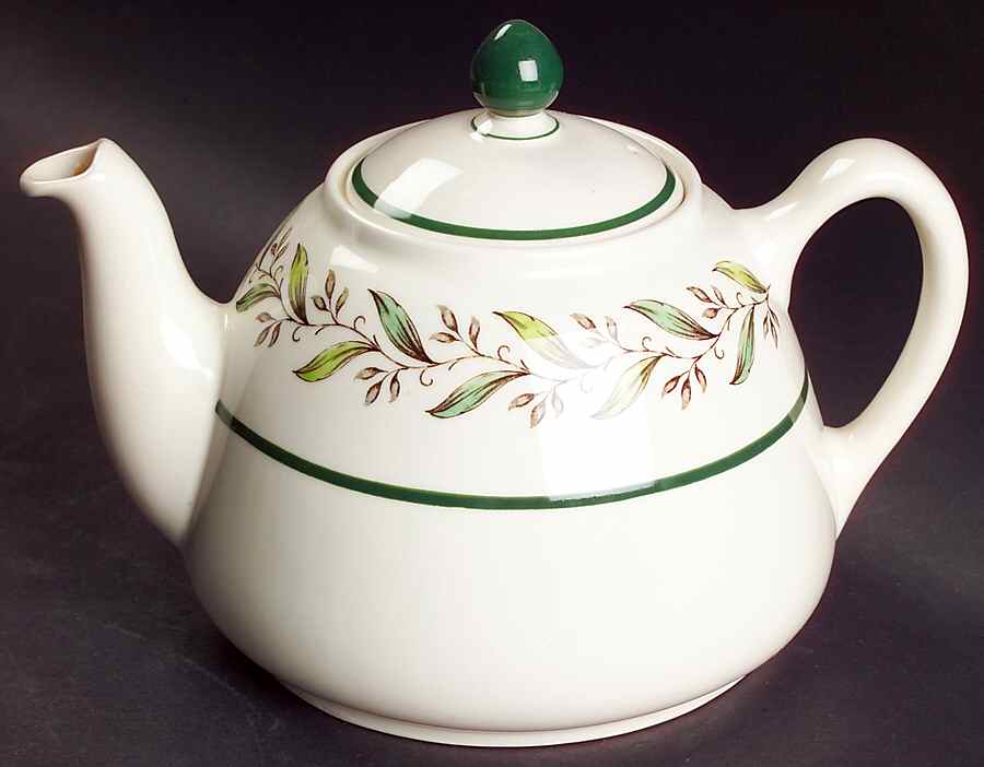 Almond Willow Teapot & Lid by Royal Doulton-1