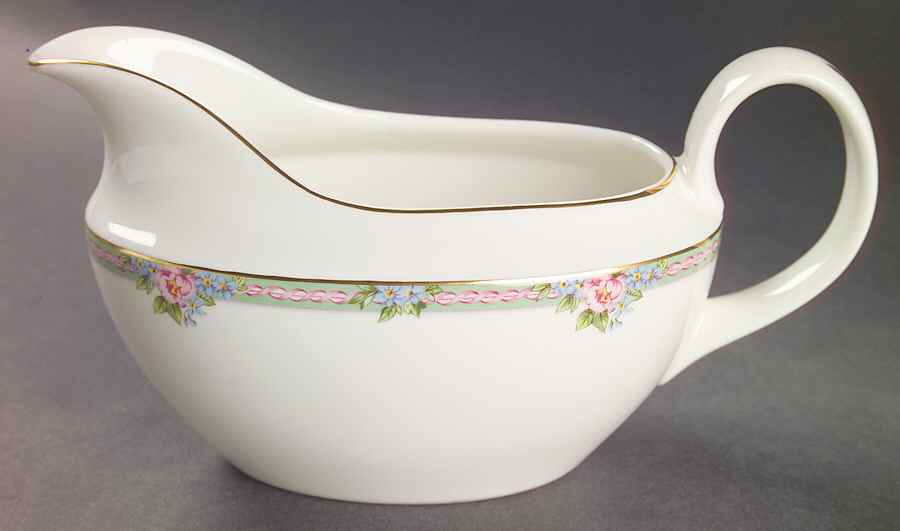 Amelia (White Background) Gravy Boat by Royal Doulton-1
