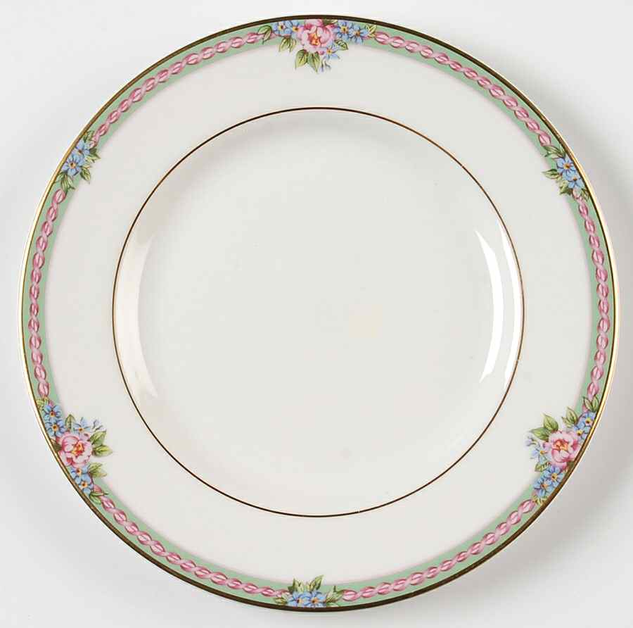 Amelia (White Background) Bread & Butter Plate by Royal Doulton-1