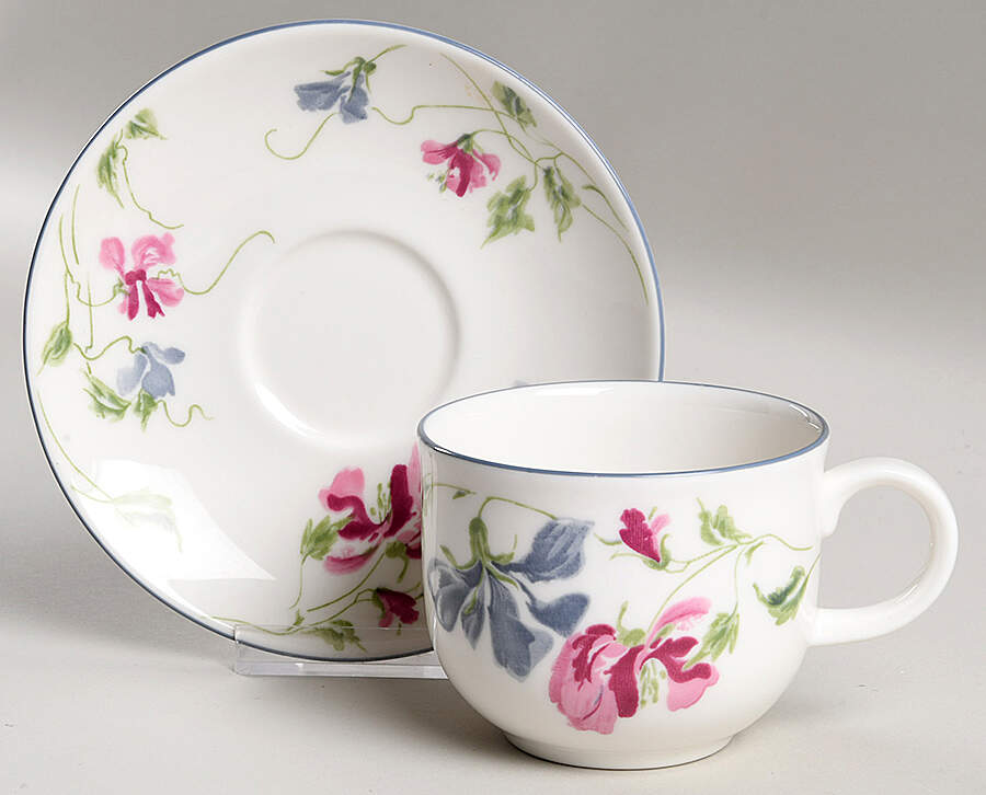 Amethyst Flat Cup & Saucer Set by Royal Doulton-1