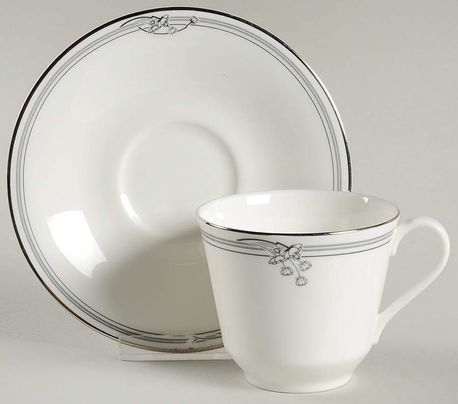 Andante Flat Cup & Saucer Set by Royal Doulton-1