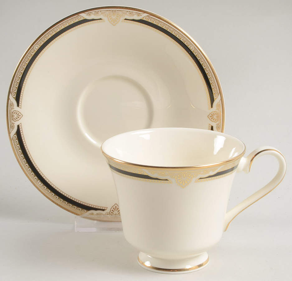 Andover Footed Cup & Saucer Set by Royal Doulton-1