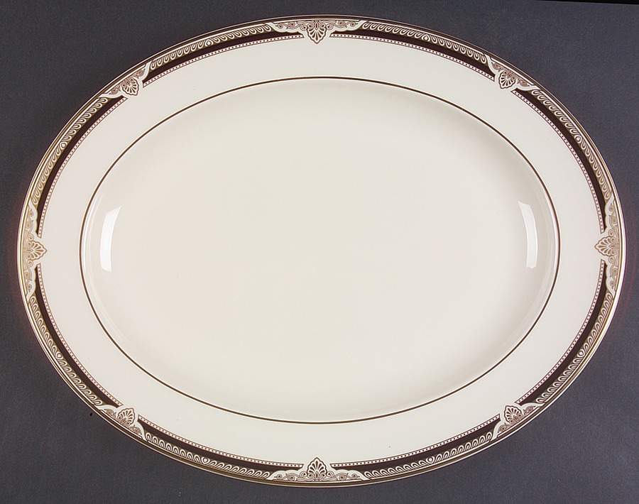 Andover 13" Oval Serving Platter by Royal Doulton-1