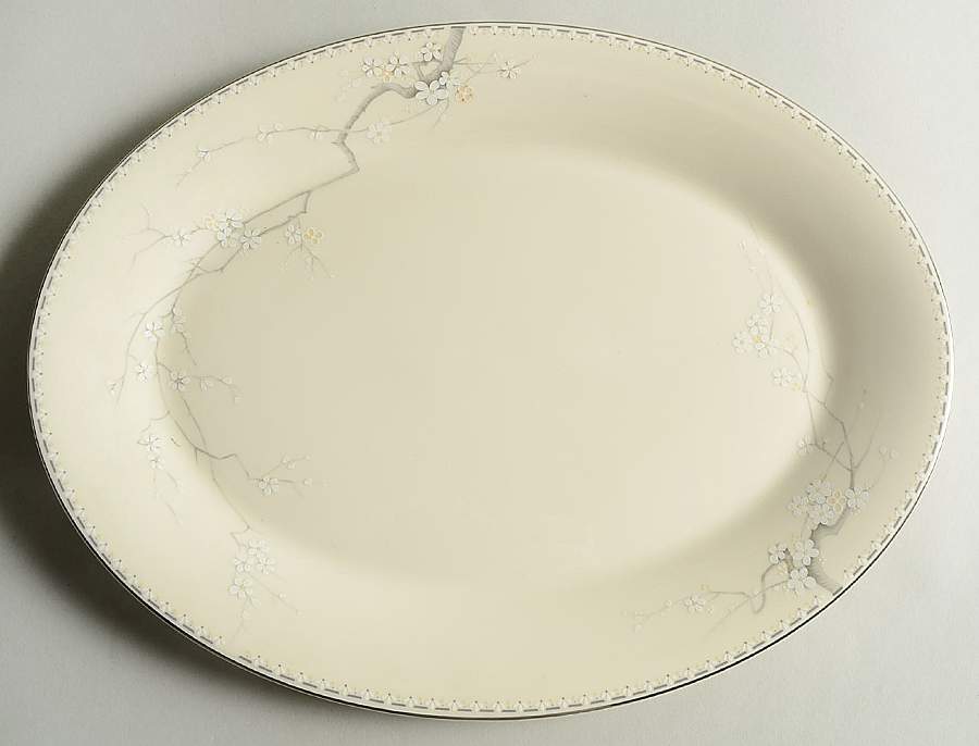 Angela 13" Oval Serving Platter by Royal Doulton-1