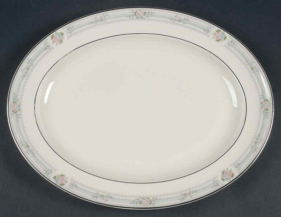 Angelica 13" Oval Serving Platter by Royal Doulton-1