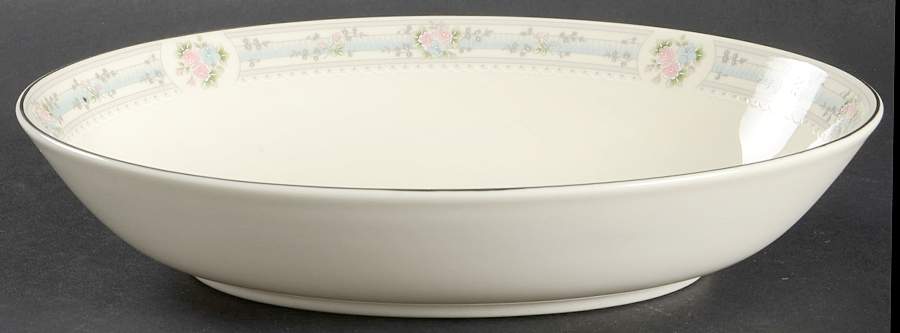 Angelica 9" Oval Vegetable Bowl by Royal Doulton-1
