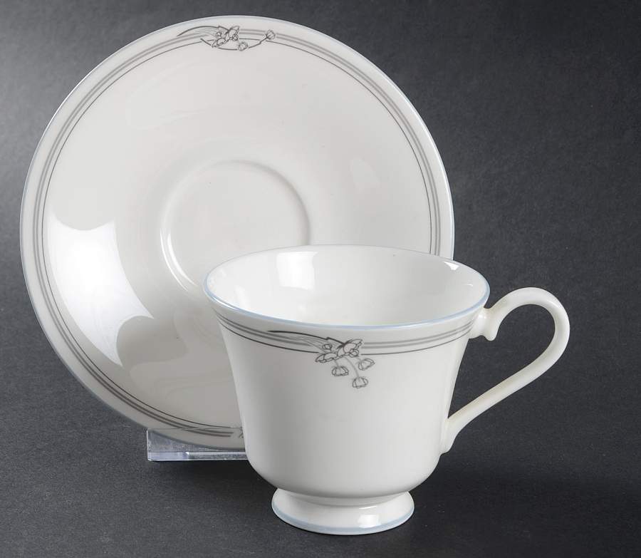Andante Micro Footed Cup & Saucer Set by Royal Doulton-1