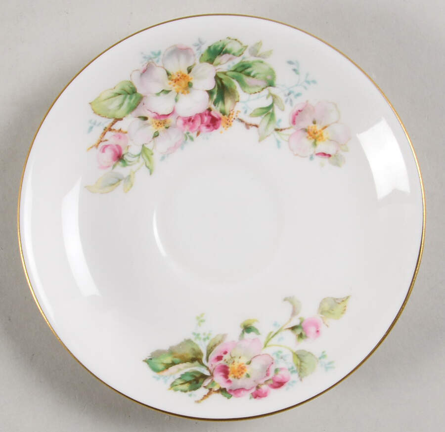 Apple Blossom Saucer for Demitasse Cup by Royal Doulton-1
