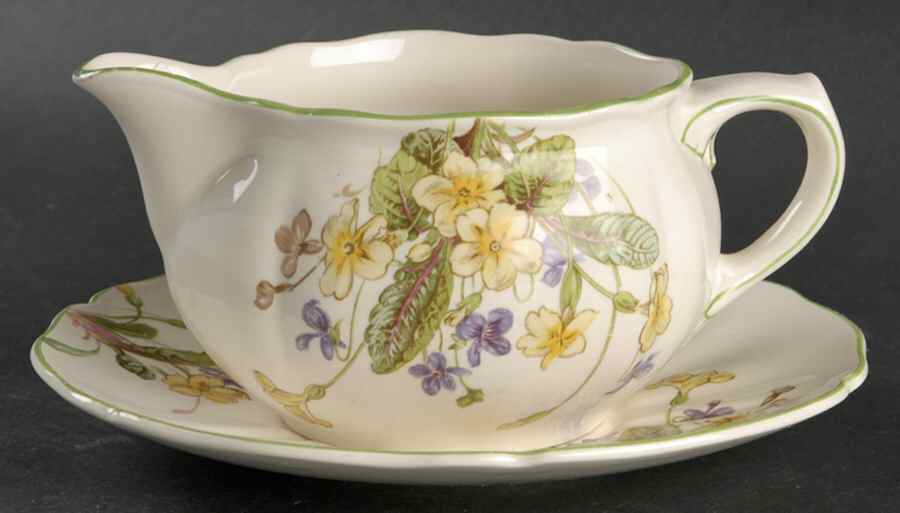 April Gravy Boat & Underplate by Royal Doulton-1