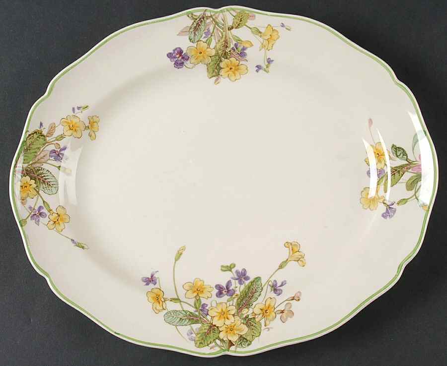 April 11" Oval Serving Platter by Royal Doulton-1