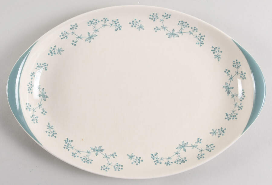 April Showers 14" Oval Serving Platter by Royal Doulton-1