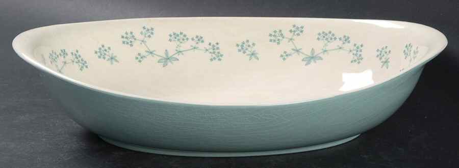 April Showers 10" Oval Vegetable Bowl by Royal Doulton-1