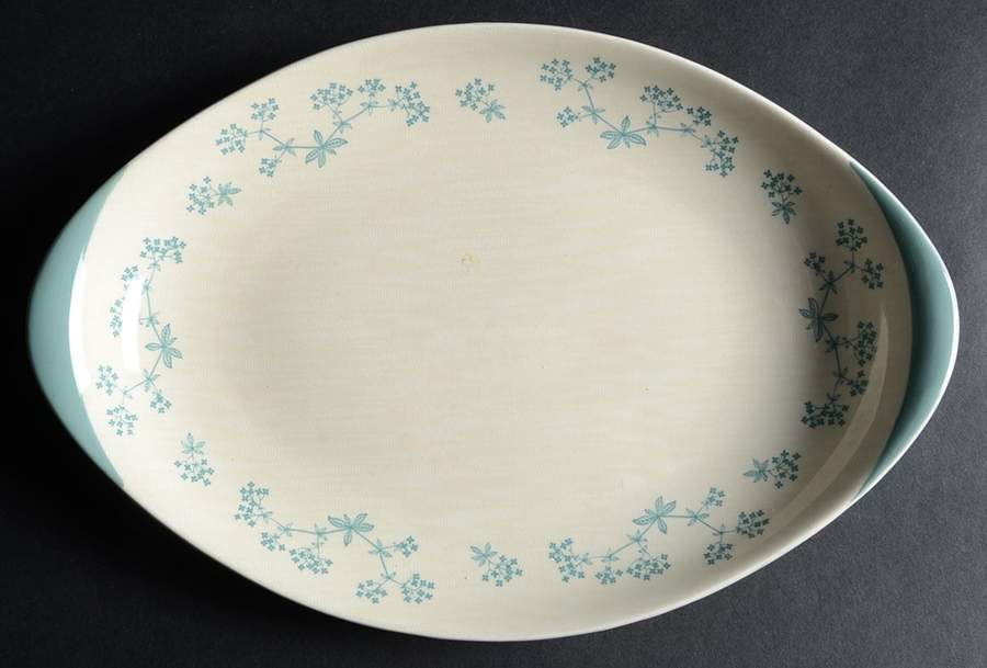 April Showers 12" Oval Serving Platter by Royal Doulton-1