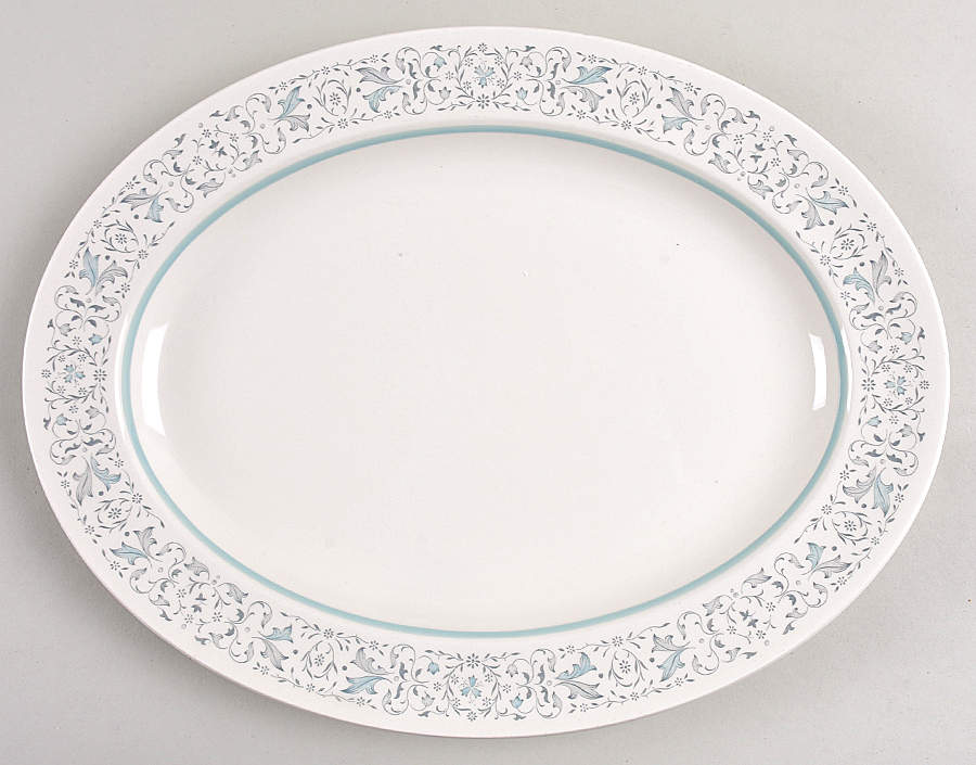 Arabesque 13" Oval Serving Platter by Royal Doulton-1