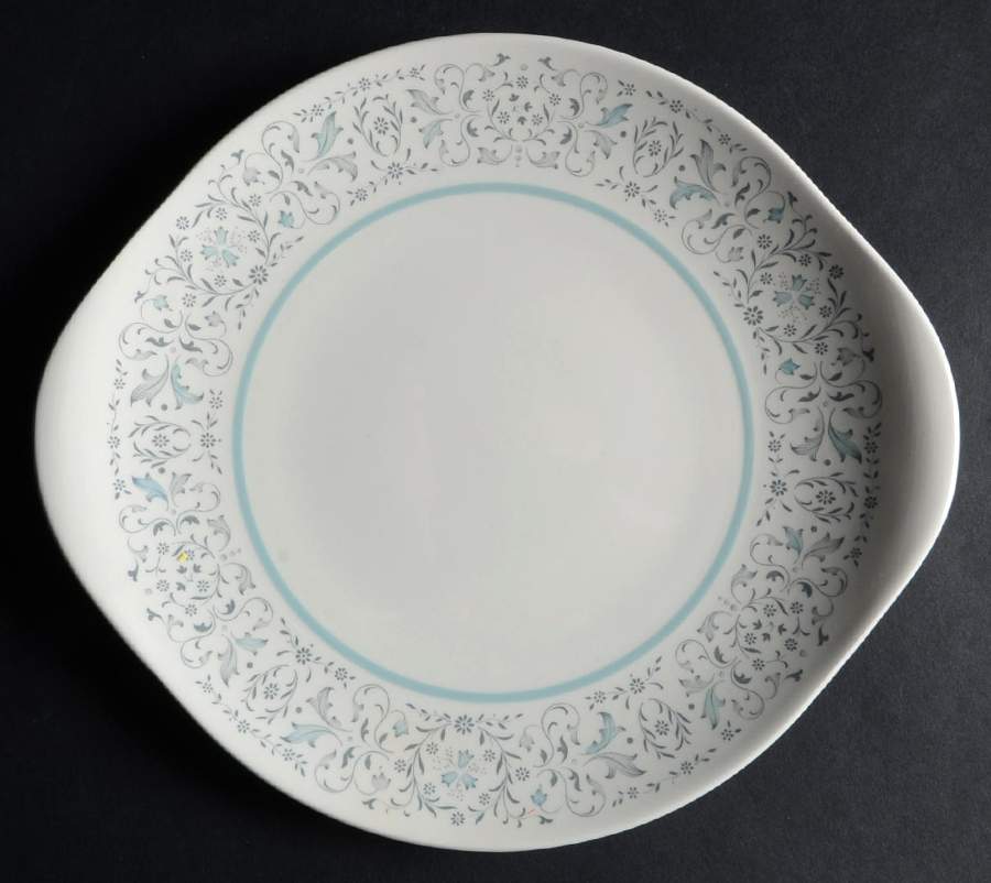 Arabesque Handled Cake Plate by Royal Doulton-1