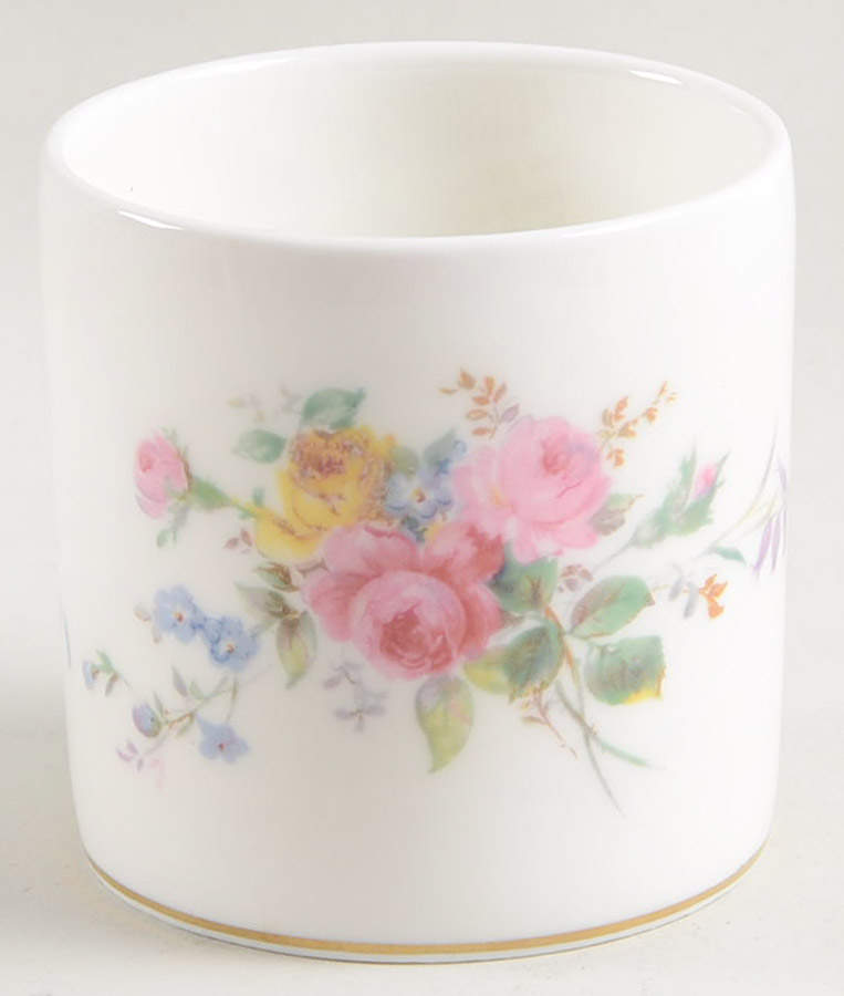 Arcadia (New, Smooth, Brown Green Backstamp) Mustard Jar No Lid by Royal Doulton-1
