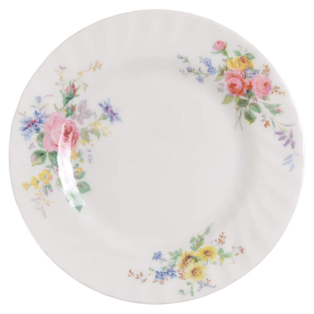 Arcadia (New, Smooth, Brown Green Backstamp) Bread & Butter Plate by Royal Doulton-1