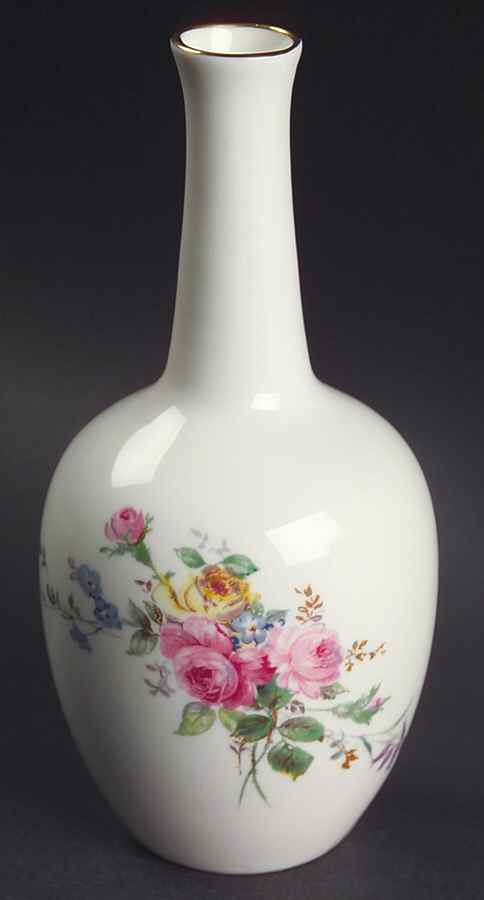 Arcadia (New, Smooth, Brown Green Backstamp) 5" Bud Vase by Royal Doulton-1