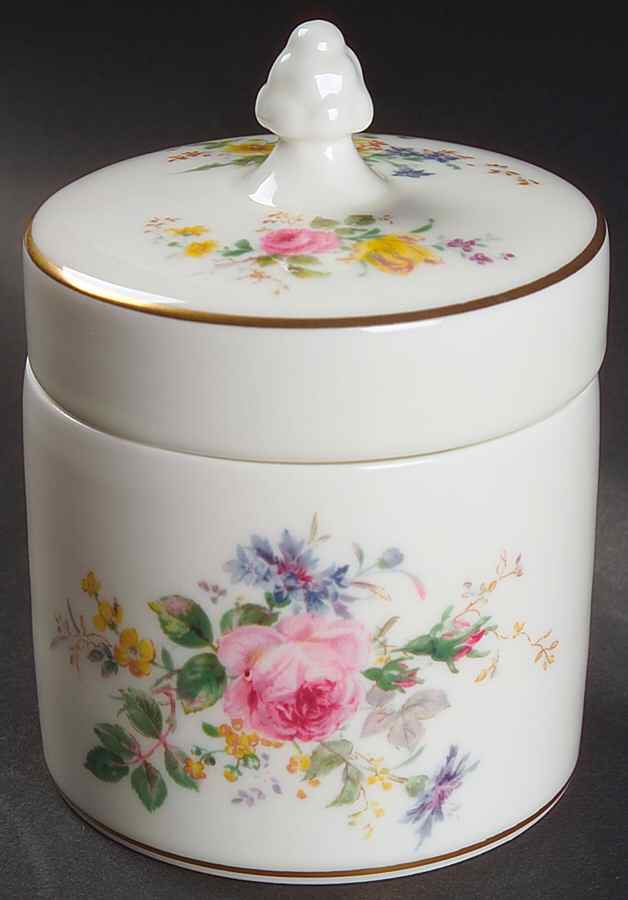 Arcadia (New, Smooth, Brown Green Backstamp) Candy Box-Small by Royal Doulton-1