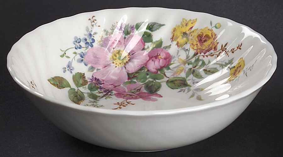 Arcadia (New, Smooth, Brown Green Backstamp) Fruit/Dessert (Sauce) Bowl by Royal Doulton-1